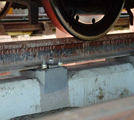 Poured Concrete Repairs using Flow Application to the Rail Bearing Pad NCC